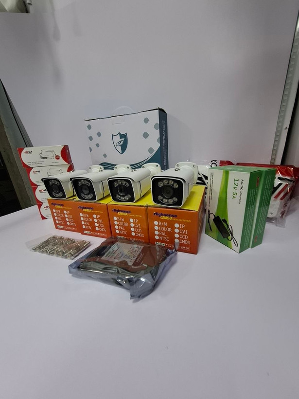 پک کامل ۴ دوربین مداربسته AHD؛ آماده برای یک سیستم نظارتی مطمئن