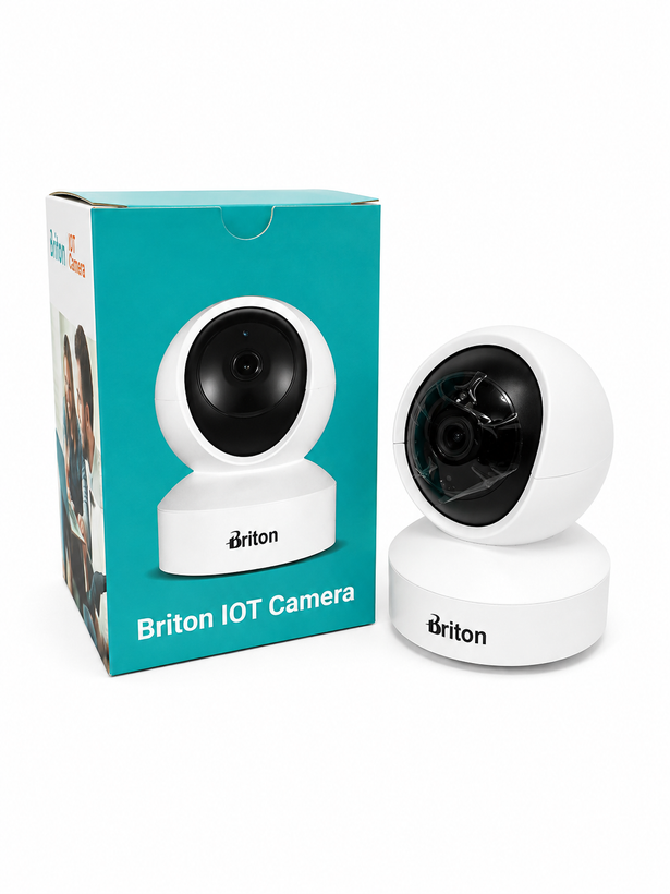دوربین مداربسته Briton IoT-72PB/6 | ۱۰۸۰P چرخان + تشخیص گریه + ردیابی حرکت + اعلان تلگرام