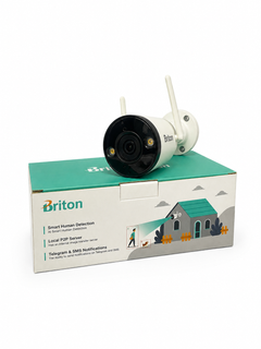 دوربین مداربسته Briton IP67 | ضدآب + تشخیص انسان هوشمند + ۱۰۸۰P + اعلان تلگرام و پیامک
