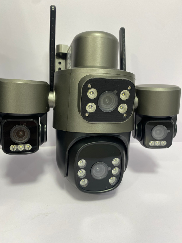 دوربین خورشیدی 4G مدل AOV-760 | سهچشمی + دو پنل خورشیدی + بدون نیاز به برق و وایفای